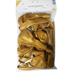 Ballon doré en latex x 20-Gifi New
