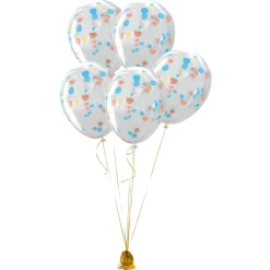 Ballon et ses confettis x6-Gifi Best