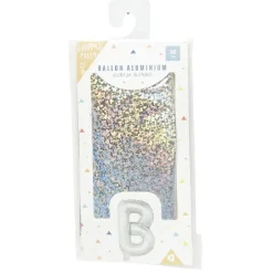 Ballon forme lettre B, aluminium-Gifi Hot