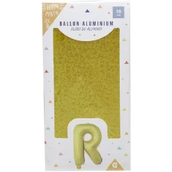 Ballon forme lettre R, aluminium-Gifi