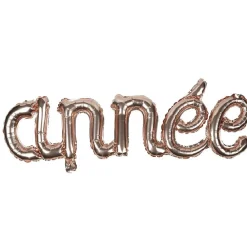 Ballon gonflable BONNE ANNÉE rose gold-Gifi Best