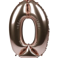 Ballon gonflable chiffre 2019 déco nouvel an H. 34 cm rose gold-Gifi Clearance