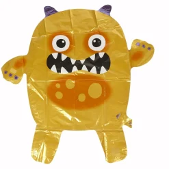 Ballon hélium monstre orange-Gifi Best