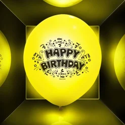 Ballon led coloré Happy Birthday x 5-Gifi New