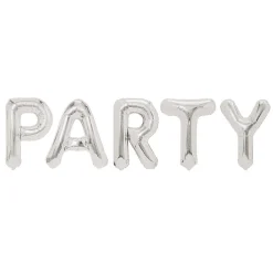 Ballon PARTY en aluminium argenté-Gifi New