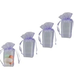 Ballotin à dragées violet x4-Gifi Discount