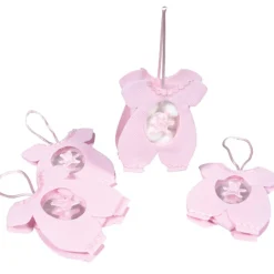 Ballotin grenouillère à dragées rose x4-Gifi Hot