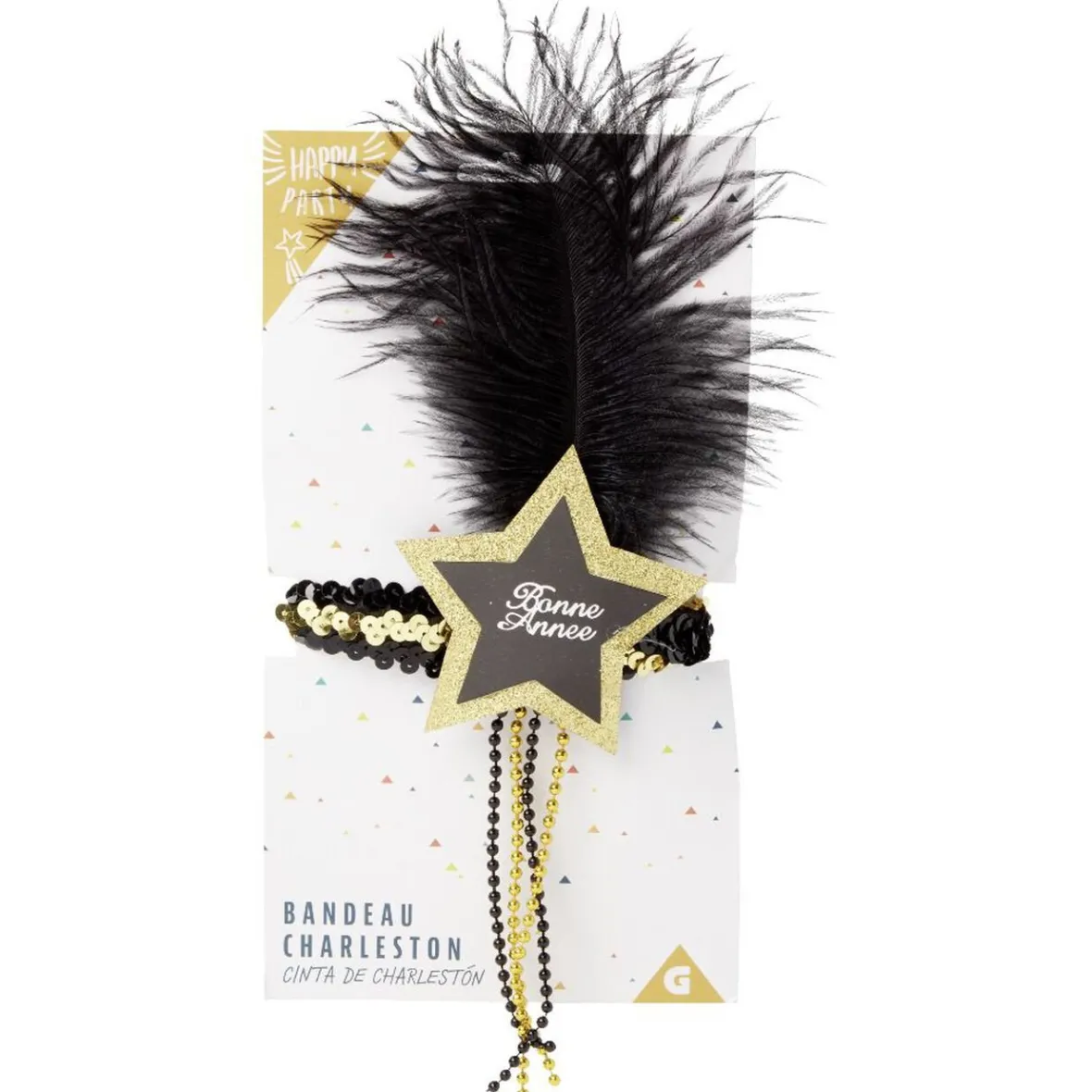 Bandeau Charleston doré ou argenté-Gifi Hot