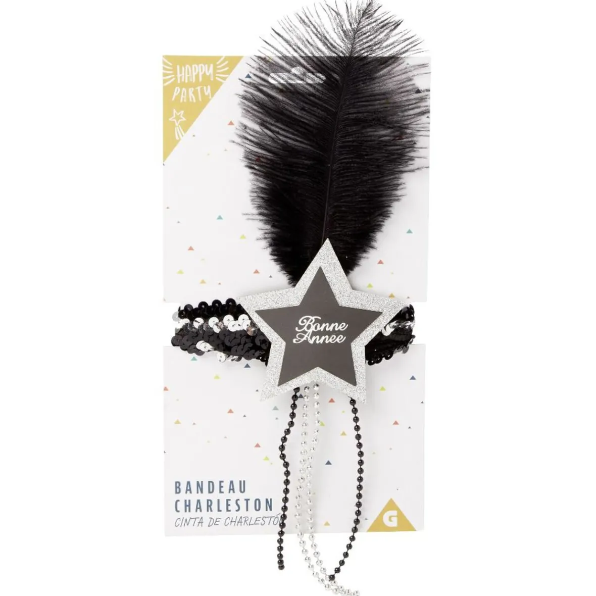 Bandeau Charleston doré ou argenté-Gifi Hot