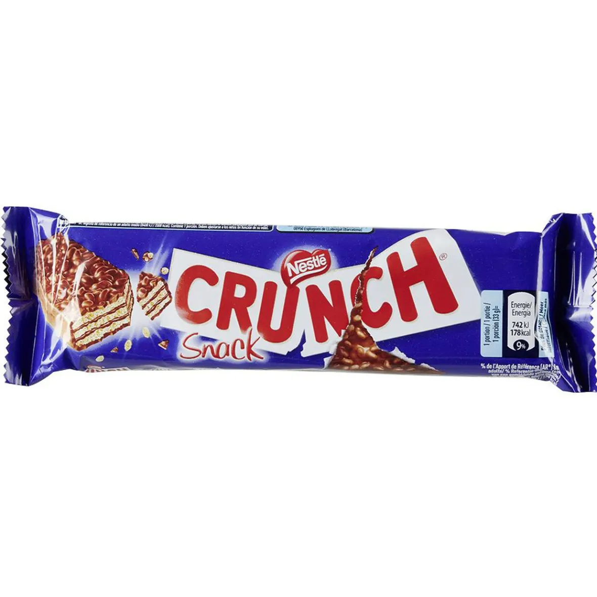 Barre chocolatée Crunch snack Nestlé 33g-Gifi