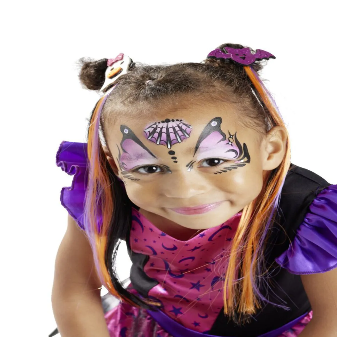 Barrette à cheveux avec mèches Halloween-Gifi