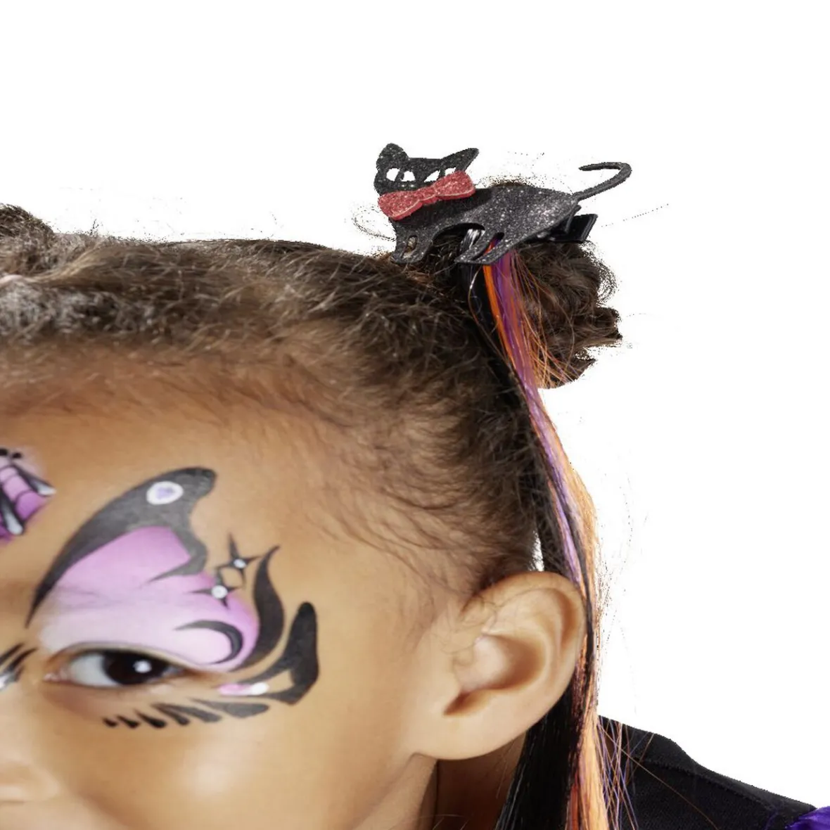 Barrette à cheveux avec mèches Halloween-Gifi