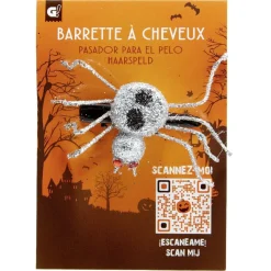 Barrette enfant Haloween décor araignée-Gifi Discount