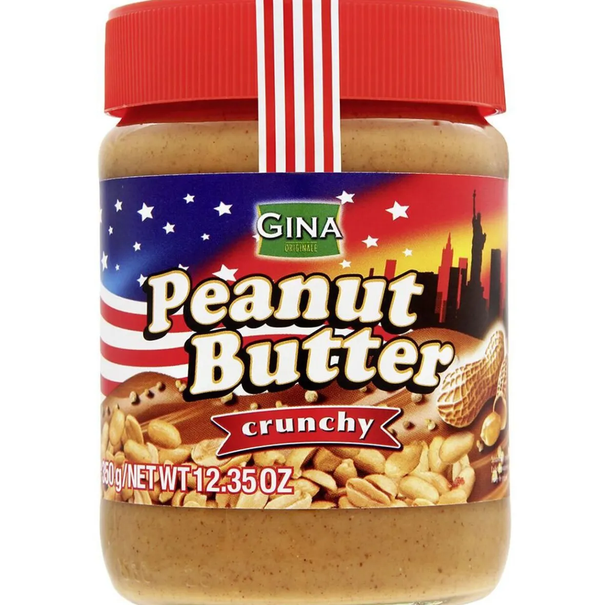 Beurre de cacahuète avec morceaux 350g-Gifi Clearance