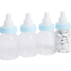 Biberon à dragées bleu x4-Gifi Discount