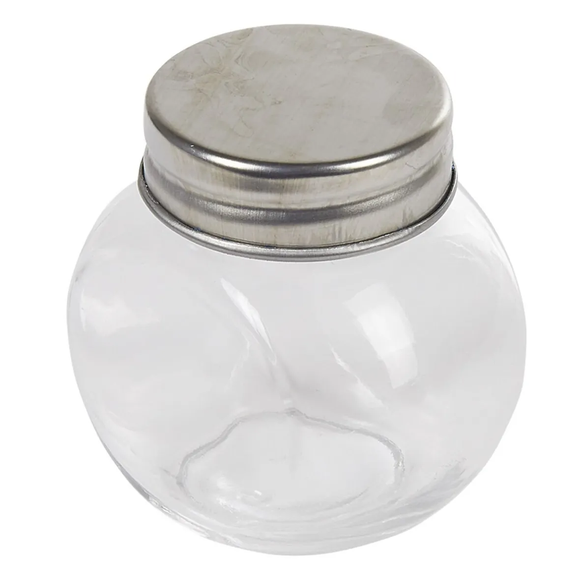 Bocal à dragées en verre avec bouchon métal x6-Gifi New