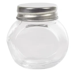 Bocal à dragées en verre avec bouchon métal x6-Gifi New