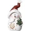 Bohomme de neige à poser en résine-Gifi Outlet