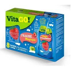 Boisson fraise Vitago 20cl x8-Gifi Outlet