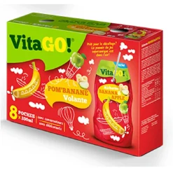 Boisson pomme banane Vitago 20cl x8-Gifi New