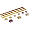 Bolduc noeud et papier cadeau doré marron-Gifi Clearance