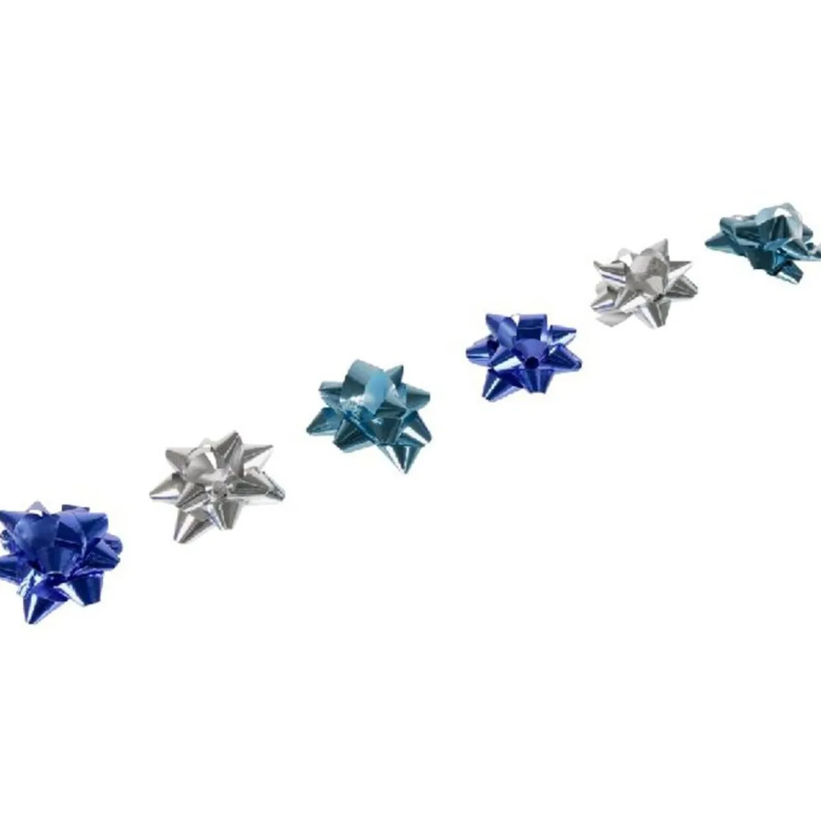 Bolduc noeud et papier cadeau argenté bleu-Gifi Sale