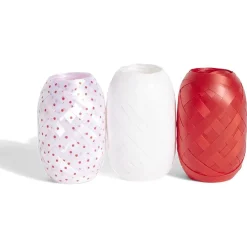 Bolduc rouge blanc et traditionnel 10m x3-Gifi Clearance