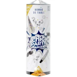 Bombe de table 4 personnes argenté ou doré-Gifi Outlet