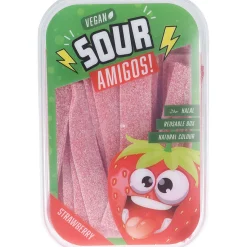 Bonbon acidulé halal et vegan goût fraise 310g-Gifi Discount