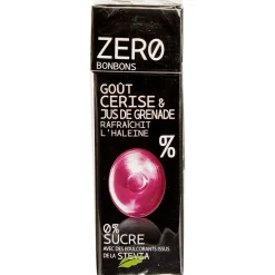Bonbon cerise et jus de grenade ZERØ sans sucre-Gifi Online
