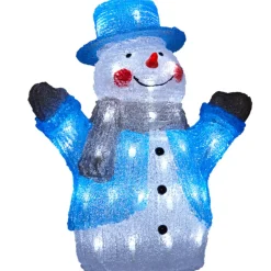 Bonhomme de neige 3D lumineux fixe-Gifi Best