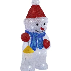 Bonhomme de neige lumineux 30 led déco Noël-Gifi