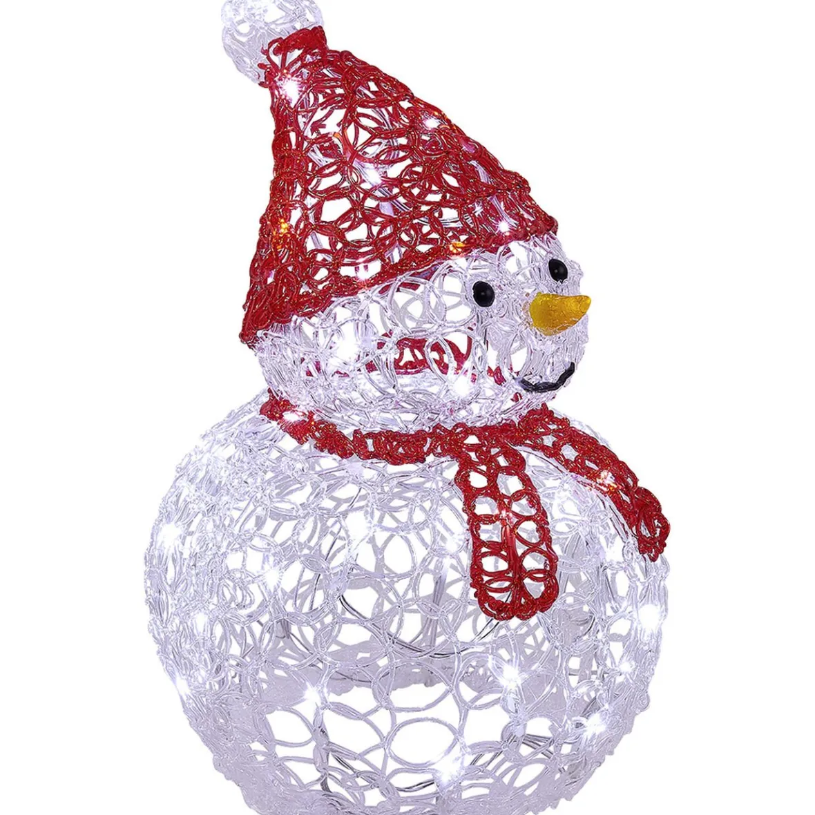 Bonhomme de neige lumineux 35 LED déco Noël-Gifi Best