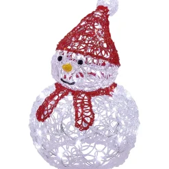 Bonhomme de neige lumineux 35 LED déco Noël-Gifi Best