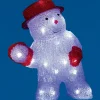 Bonhomme de neige Noël lumineux h.28 cm-Gifi New