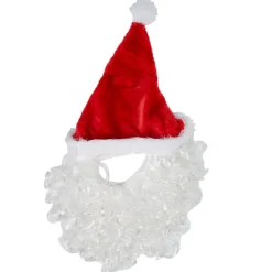 Bonnet barbe Père Noël adulte-Gifi Online