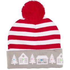 Bonnet de Noël Adulte en tricot lumineux-Gifi Online