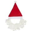 Bonnet de Noël avec barbe-Gifi New