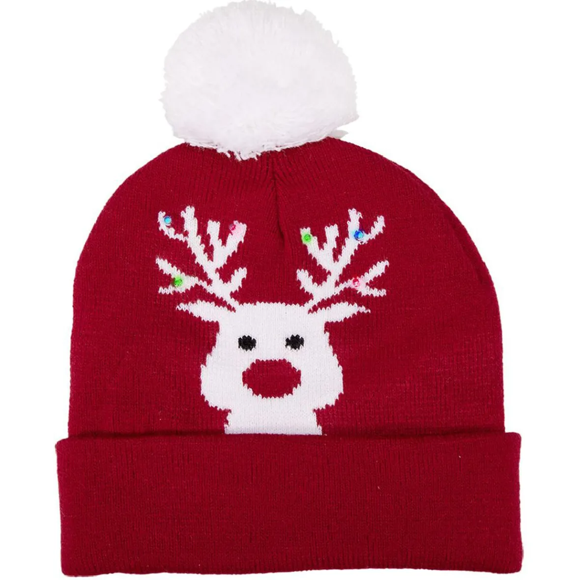 Bonnet de Noël Enfant en tricot lumineux-Gifi Best