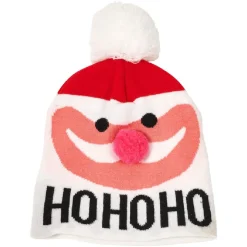 Bonnet père Noël rouge et blanc-Gifi Best