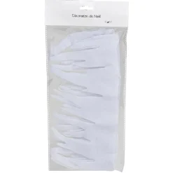 Bordure de fenêtre blanc Noël en feutrine-Gifi Online