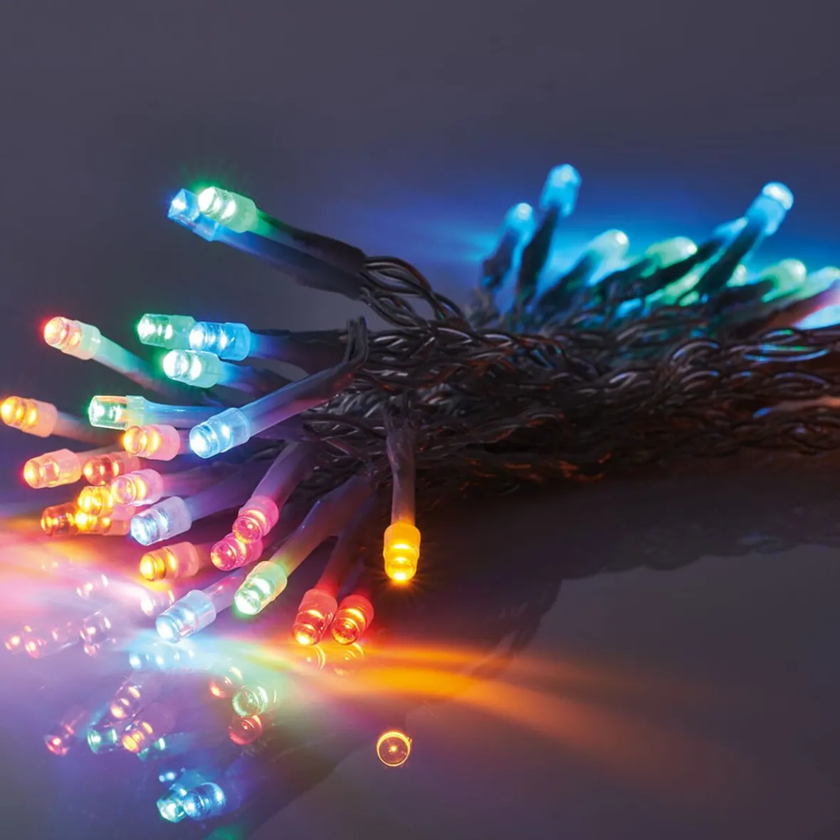 Bordure de toit lumineuse multicolore extérieur 192 LED-Gifi