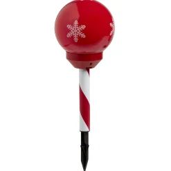 Borne lumineuse solaire 2en1 à planter et accrocher H42,5cm Ø14,5cm-Gifi New