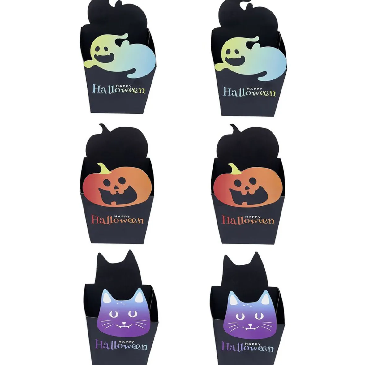 Boîte à bonbons Happy Halloween x6-Gifi Clearance