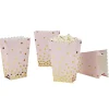Boîte à bonbons ou pop corn rose et doré à poids x 4-Gifi Hot