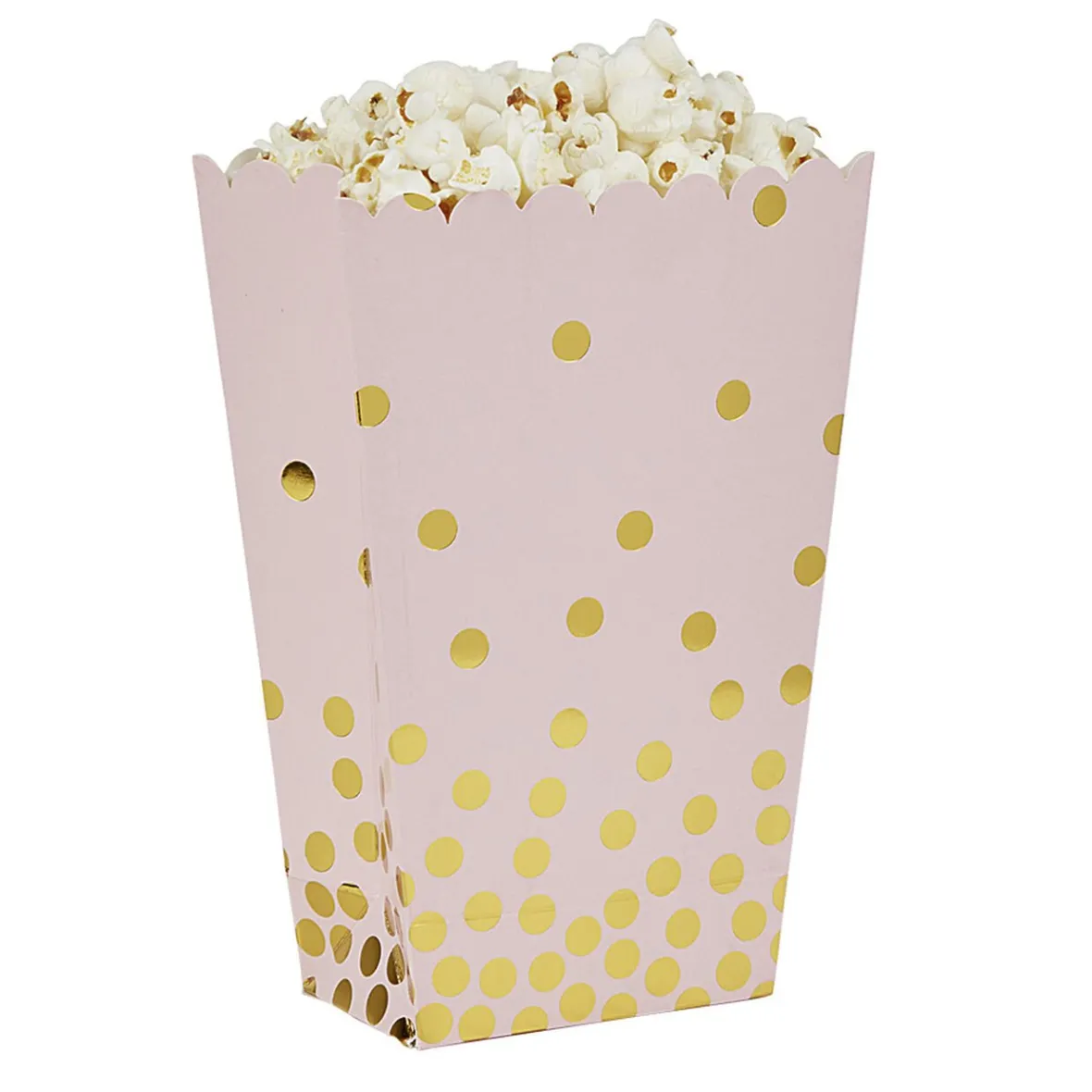 Boîte à bonbons ou pop corn rose et doré à poids x 4-Gifi Hot