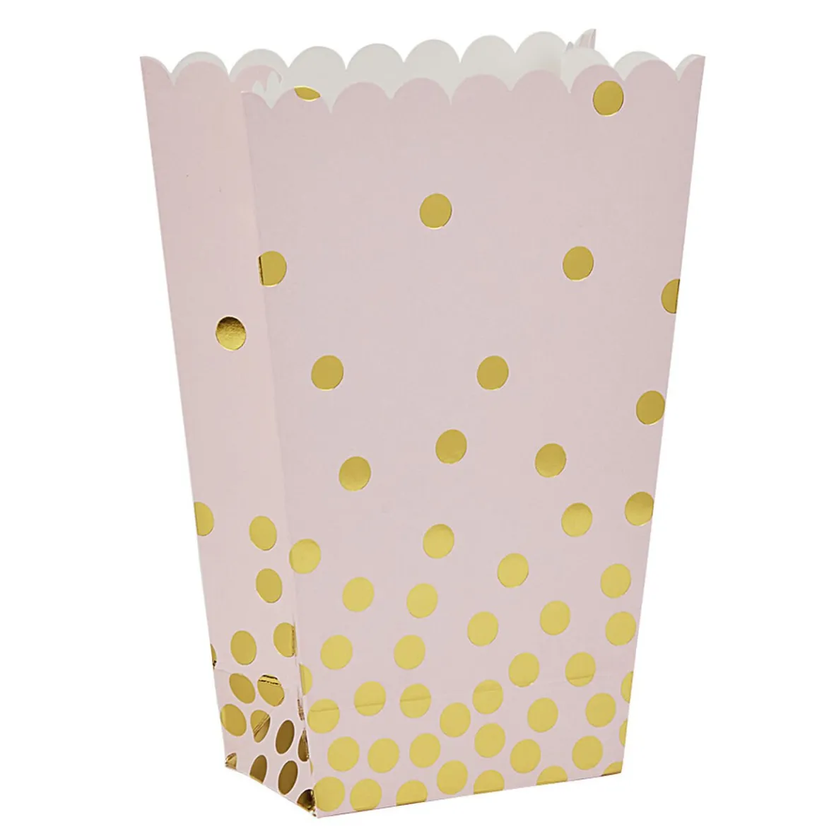 Boîte à bonbons ou pop corn rose et doré à poids x 4-Gifi Hot