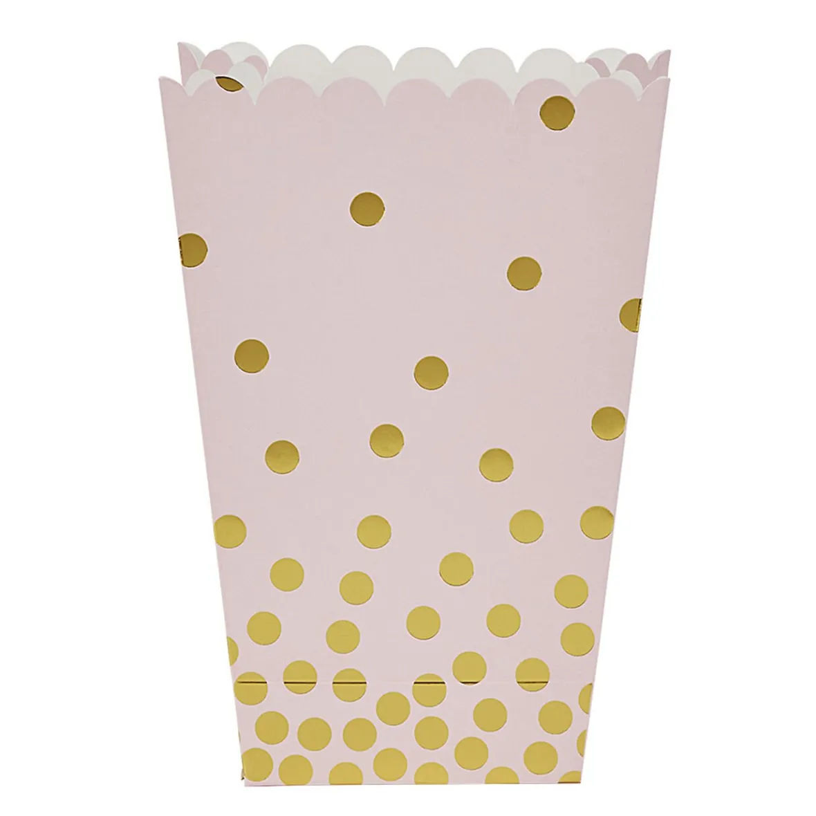 Boîte à bonbons ou pop corn rose et doré à poids x 4-Gifi Hot