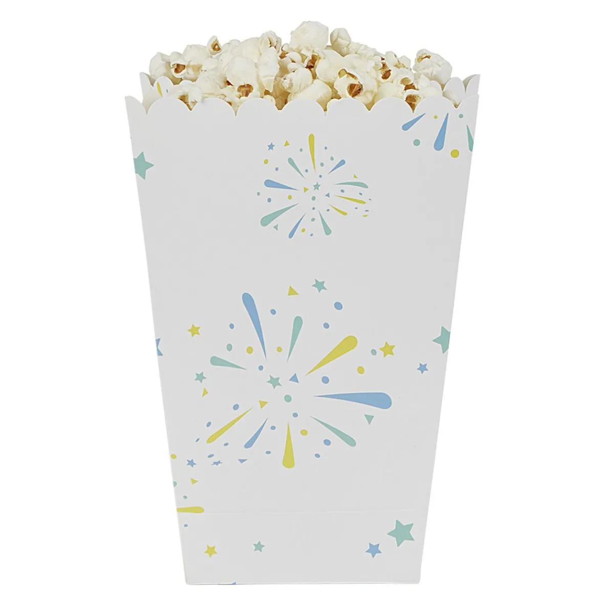 Boîte à bonbons ou pop corn motif feux d'artifice x 4-Gifi Hot