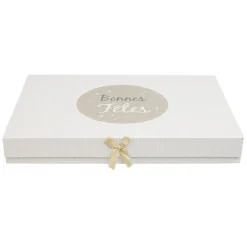 Boîte à cadeau Noël dorée-Gifi Discount